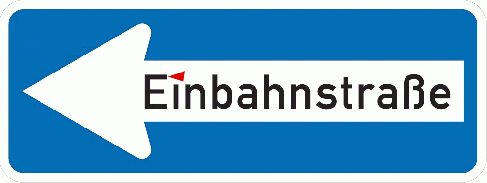 Einbahnstraße